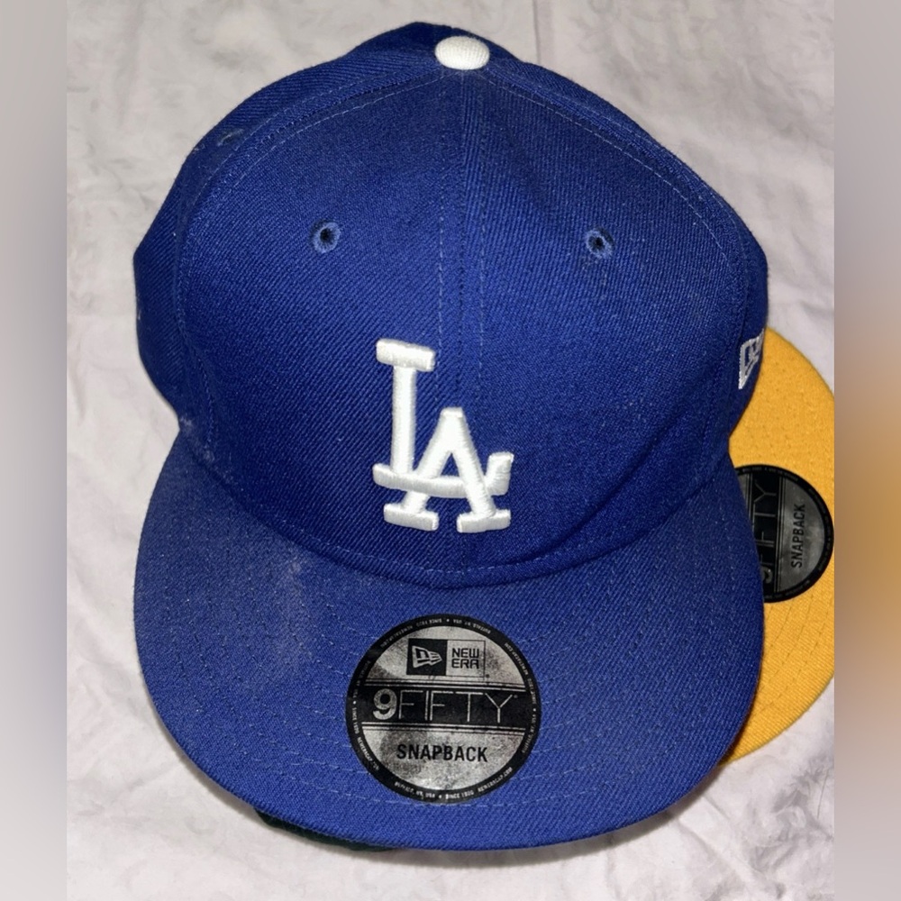 New Era Los Angeles Dodgers blue snapback hat